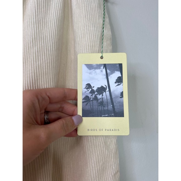 NWT Birds of Paradis by Trovata Women's Elastic Waist Straight Leona Pant Oat - Picture 4 of 7